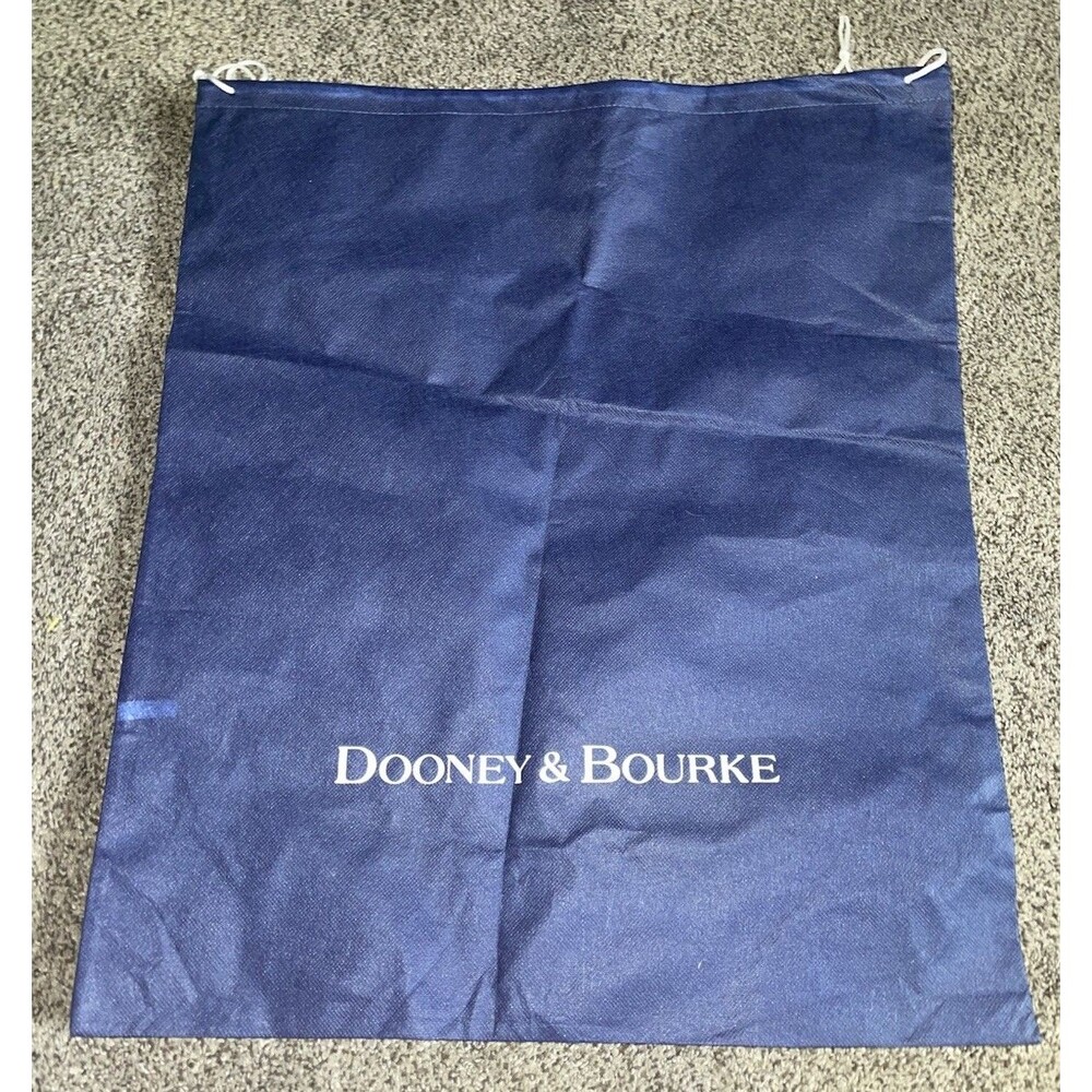 Lot 3 Dooney & Bourke Dust Bags Navy Blue Drawstring 18" Large Storage Covers - Picture 2 of 5